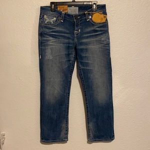 NWT Big Star Liv Low Rise Crop Jeans